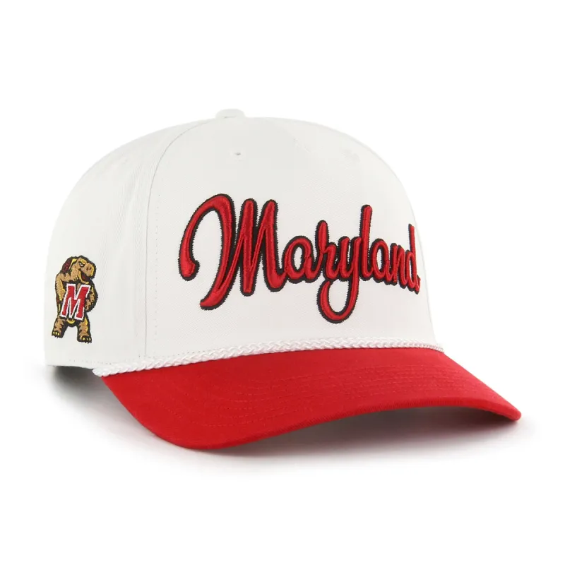 MARYLAND TERRAPINS OVERHAND SCRIPT TWO TONE '47 MVP DV sold by 47