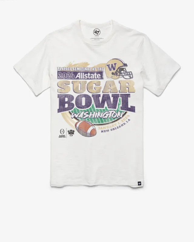 WASHINGTON HUSKIES CFP SEMI FINAL '47 SCRUM TEE sold by 47