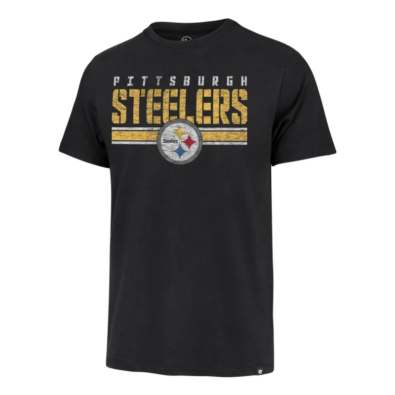 PITTSBURGH STEELERS STRIPE THRU '47 FRANKLIN TEE sold by 47