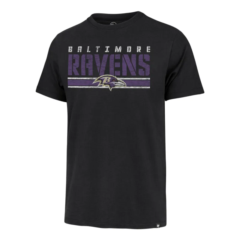 BALTIMORE RAVENS STRIPE THRU '47 FRANKLIN TEE sold by 47