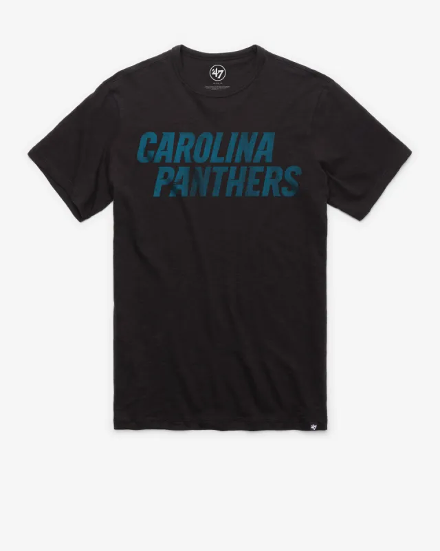 CAROLINA PANTHERS GRIT WORDMARK '47 SCRUM TEE sold by 47