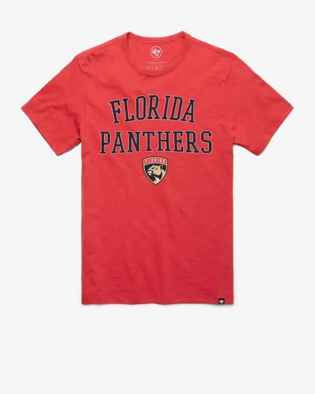 FLORIDA PANTHERS TRACK '47 SCRUM TEE sold by 47