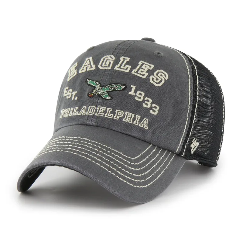 47BRAND｜PHILADELPHIA EAGLES LEGACY '47 CLEAN UP キャップ mens-47-gray-philadelphia-