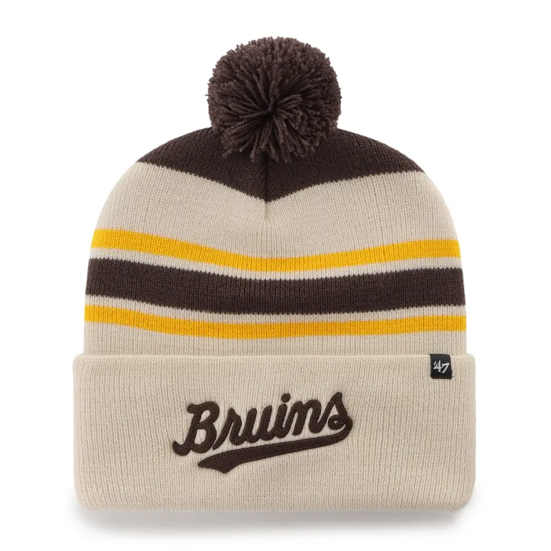 BOSTON BRUINS 100TH ANNIVERSARY EARLY YEARS SCRIPT '47 CUFF KNIT sold by 47