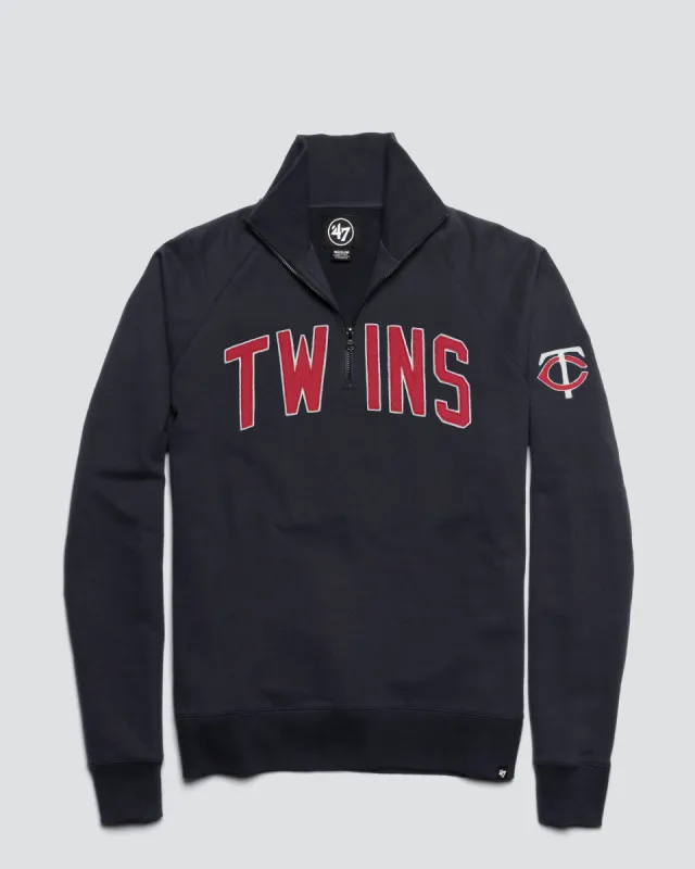 MINNESOTA TWINS BANKS '47 HARRIS SCRIMMAGE 1/4 ZIP sold by 47