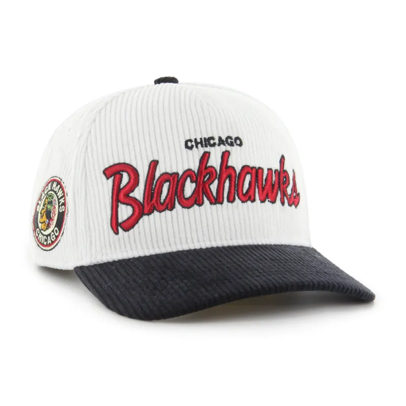 CHICAGO BLACKHAWKS VINTAGE CROSSTOWN CORD ARCH TT made by 47