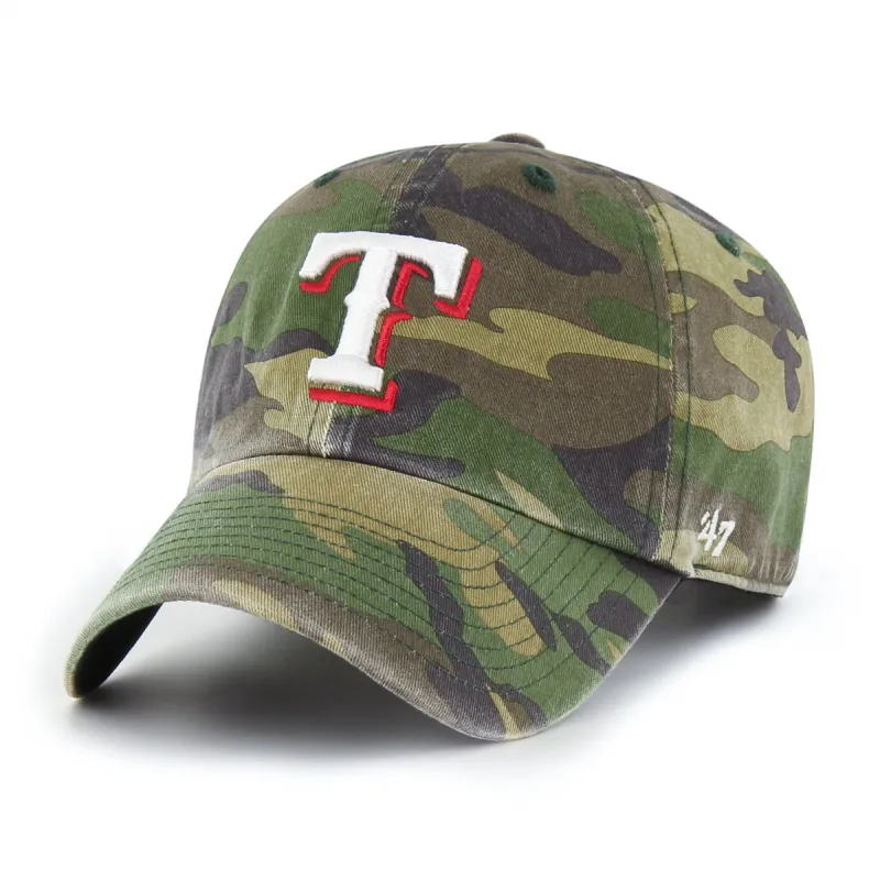 TEXAS RANGERS CAMO '47 CLEAN UP made by 47