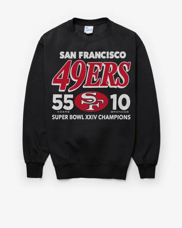 SAN FRANCISCO 49ERS SUPER BOWL GRIDIRON MVP '47 VINTAGE DYE THOMPSON CREW sold by 47