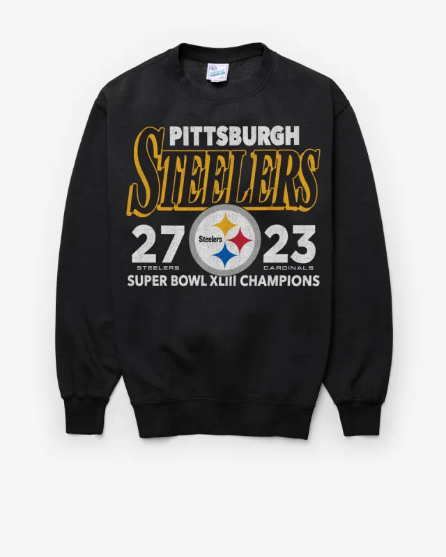 PITTSBURGH STEELERS SUPER BOWL GRIDIRON MVP '47 VINTAGE DYE THOMPSON CREW sold by 47