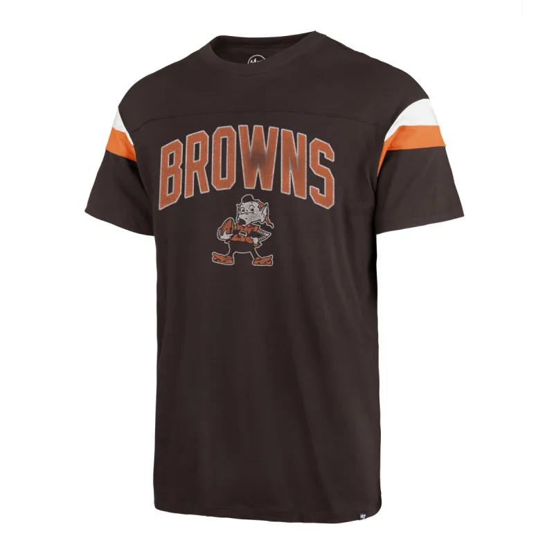 CLEVELAND BROWNS HISTORIC COVERALL '47 BLEEKER TEE made by 47