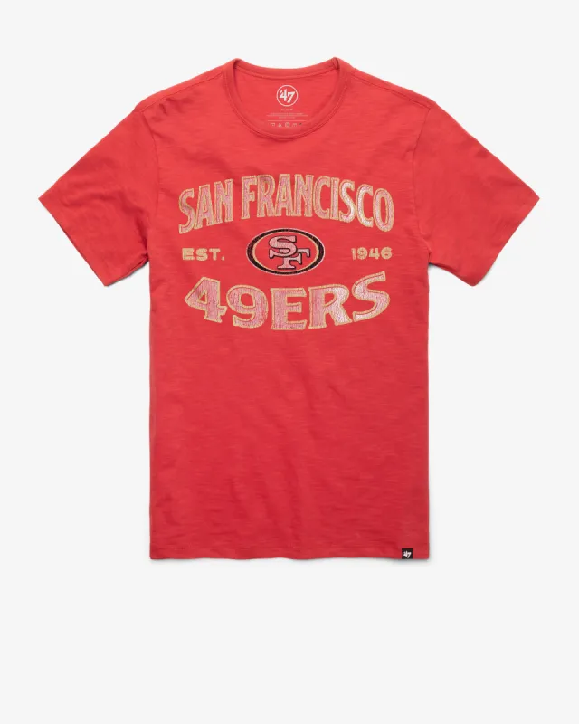SAN FRANCISCO 49ERS OFFSETTER '47 SCRUM TEE sold by 47