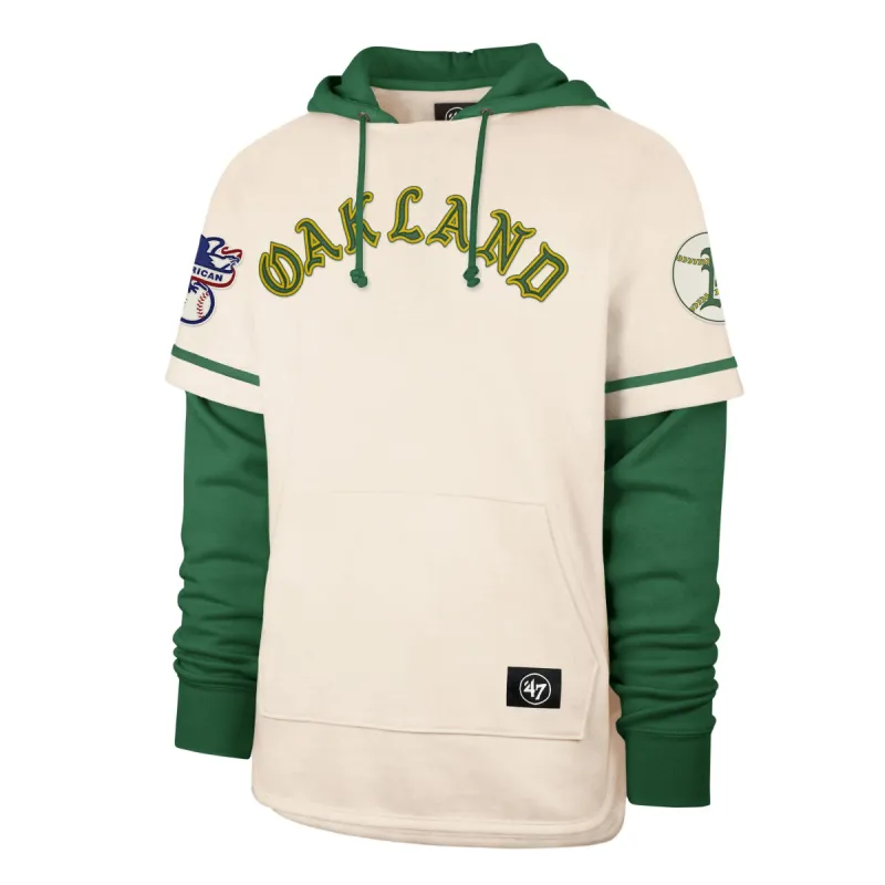 OAKLAND ATHLETICS COOPERSTOWN TRIFECTA '47 SHORTSTOP PULLOVER HOOD sold by 47