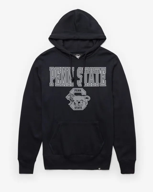 PENN STATE NITTANY LIONS VINTAGE STRAIGHT BLOCK '47 HEADLINE HOOD sold by 47