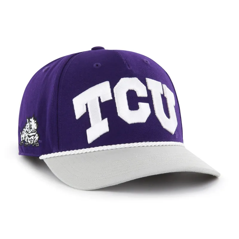 TEXAS CHRISTIAN HORNED FROGS TCU OVERHAND SCRIPT TWO TONE '47 MVP DV sold by 47