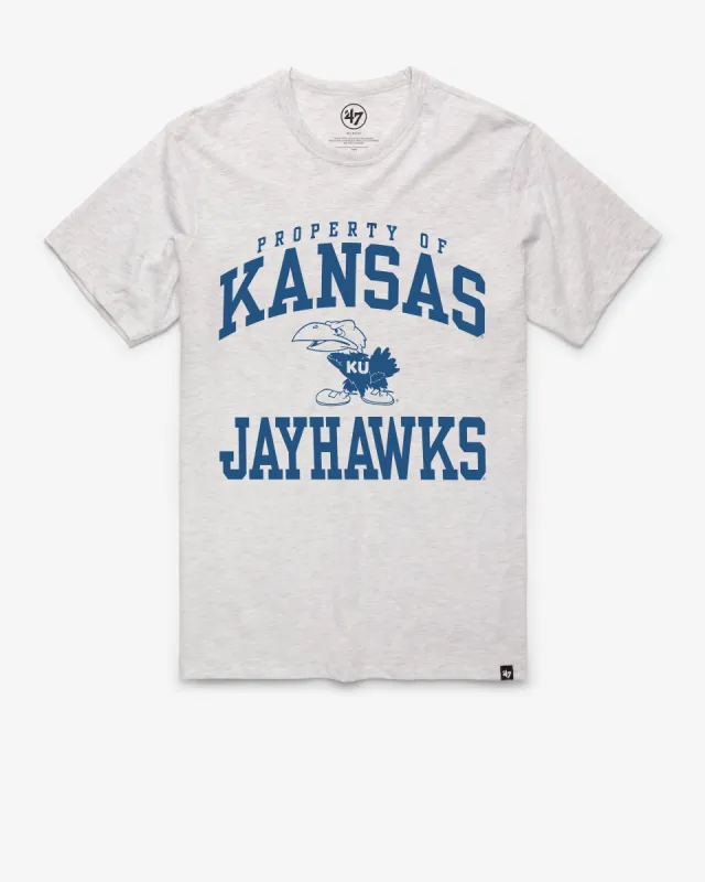 KANSAS JAYHAWKS VINTAGE PROPERTY OF ARCH '47 FRANKLIN TEE sold by 47
