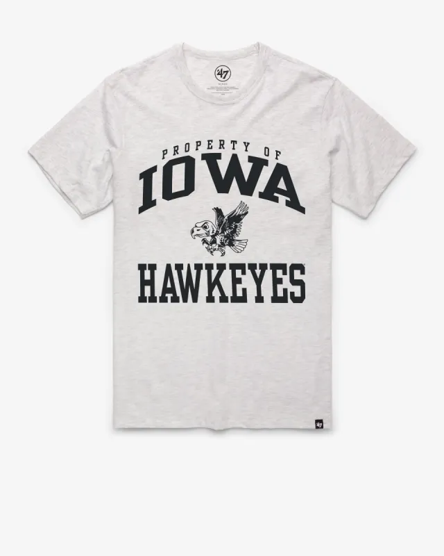 IOWA HAWKEYES VINTAGE PROPERTY OF ARCH '47 FRANKLIN TEE sold by 47