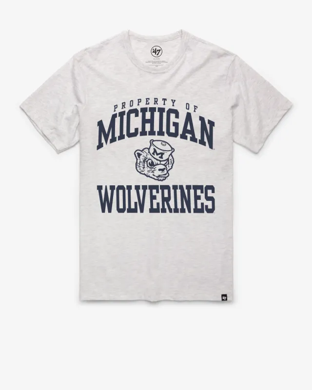 MICHIGAN WOLVERINES VINTAGE PROPERTY OF ARCH '47 FRANKLIN TEE sold by 47