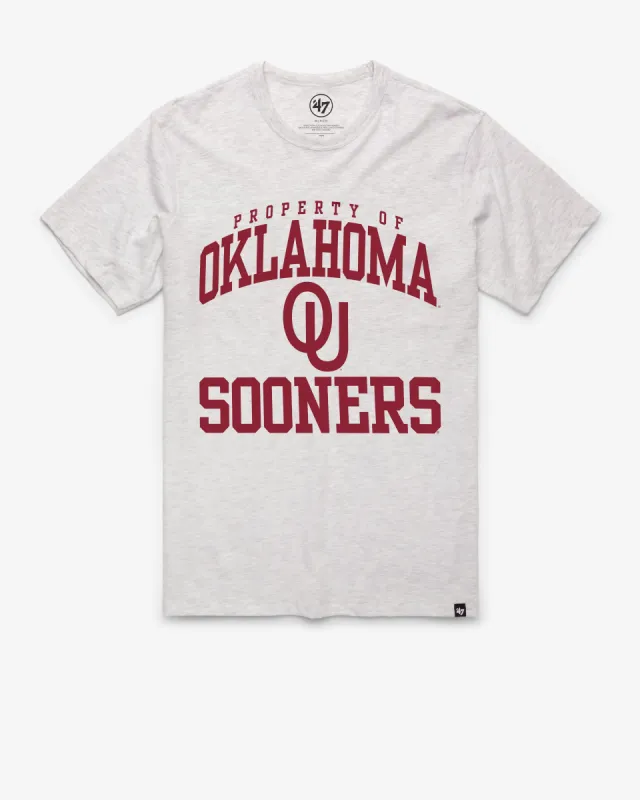 OKLAHOMA SOONERS VINTAGE PROPERTY OF ARCH '47 FRANKLIN TEE sold by 47