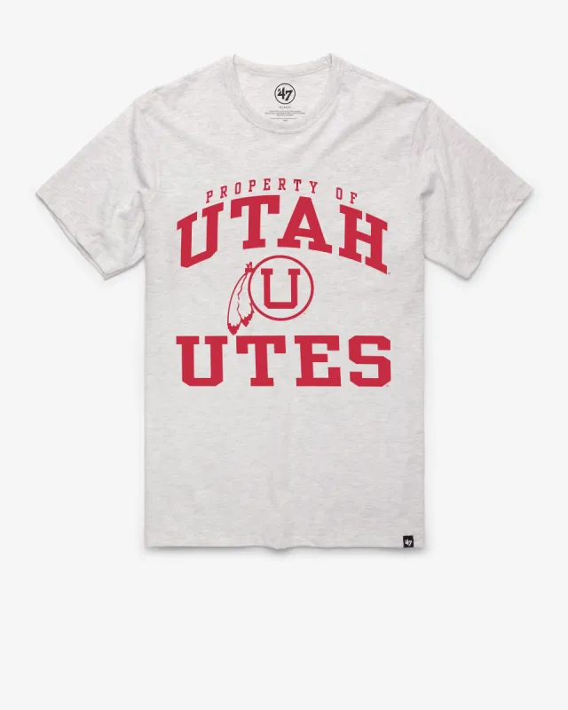 UTAH UTES VINTAGE PROPERTY OF ARCH '47 FRANKLIN TEE sold by 47