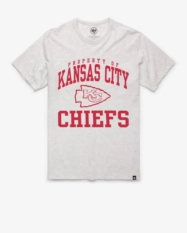 KANSAS CITY CHIEFS PROPERTY OF ARCH '47 FRANKLIN TEE sold by 47