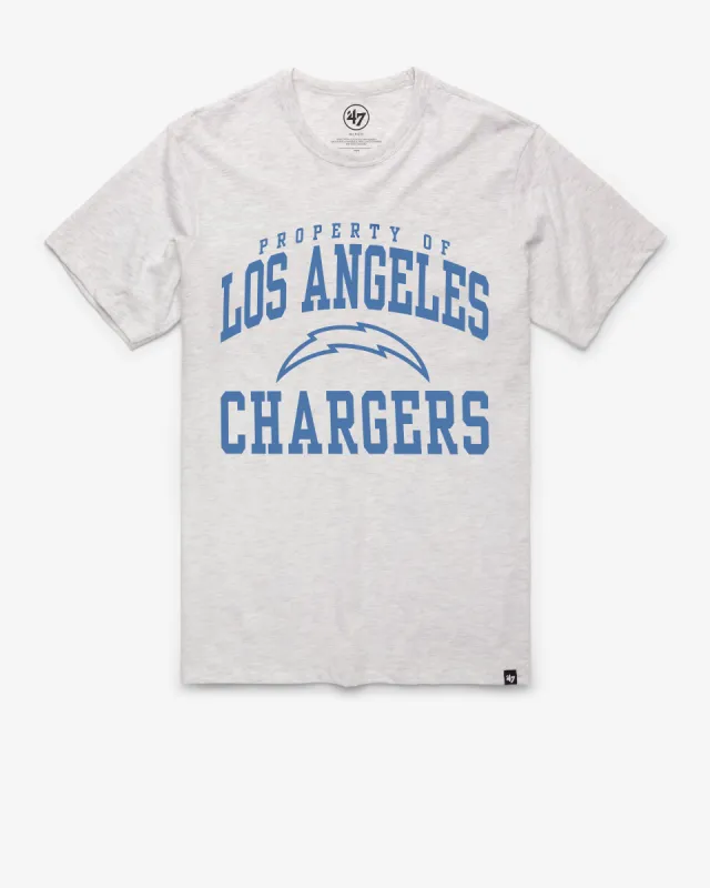 LOS ANGELES CHARGERS PROPERTY OF ARCH '47 FRANKLIN TEE sold by 47
