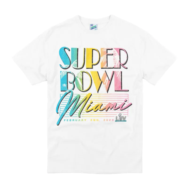 NFL SUPER BOWL LIV PASTEL '47 VINTAGE TUBULAR TEE made by 47