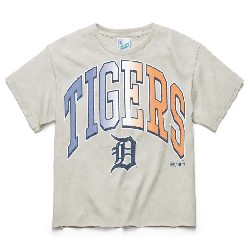 DETROIT TIGERS AURORA MINERAL '47 VINTAGE TUBULAR CROP TEE WOMENS sold by 47