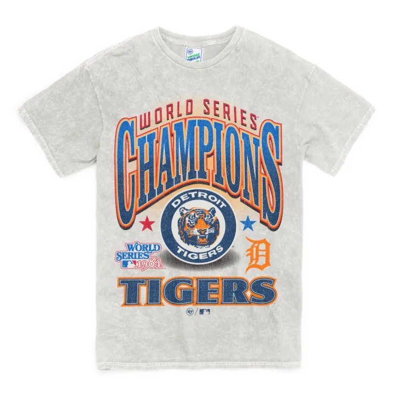 DETROIT TIGERS 1984 WORLD SERIES ROCKER '47 VINTAGE TUBULAR TEE sold by 47