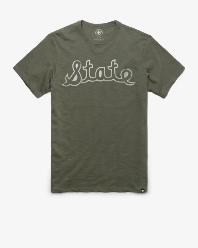 MICHIGAN STATE SPARTANS VINTAGE GRIT '47 SCRUM TEE sold by 47