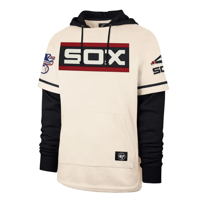 CHICAGO WHITE SOX COOPERSTOWN TRIFECTA '47 SHORTSTOP PULLOVER HOOD sold by 47