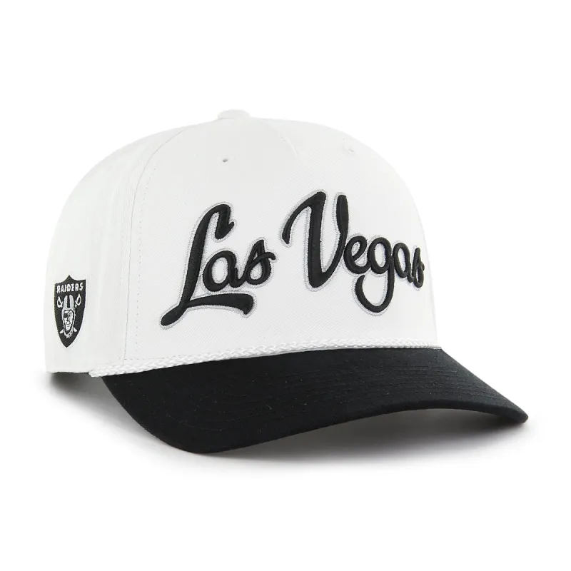 LAS VEGAS RAIDERS OVERHAND SCRIPT TWO TONE '47 MVP DV sold by 47