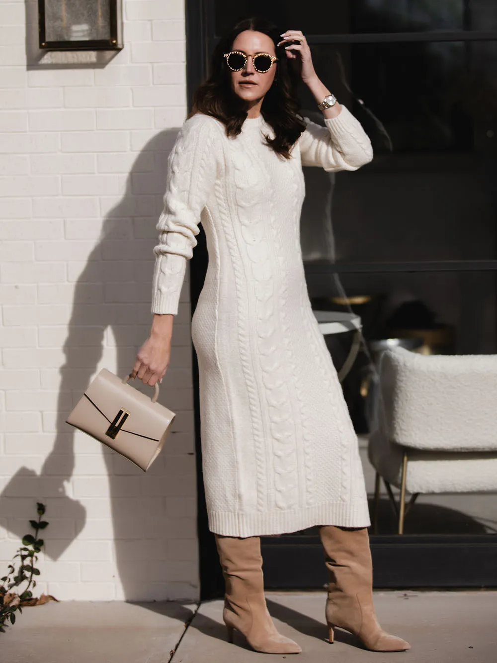 Dahlia: Maxi Cable Dress sold by 525 America