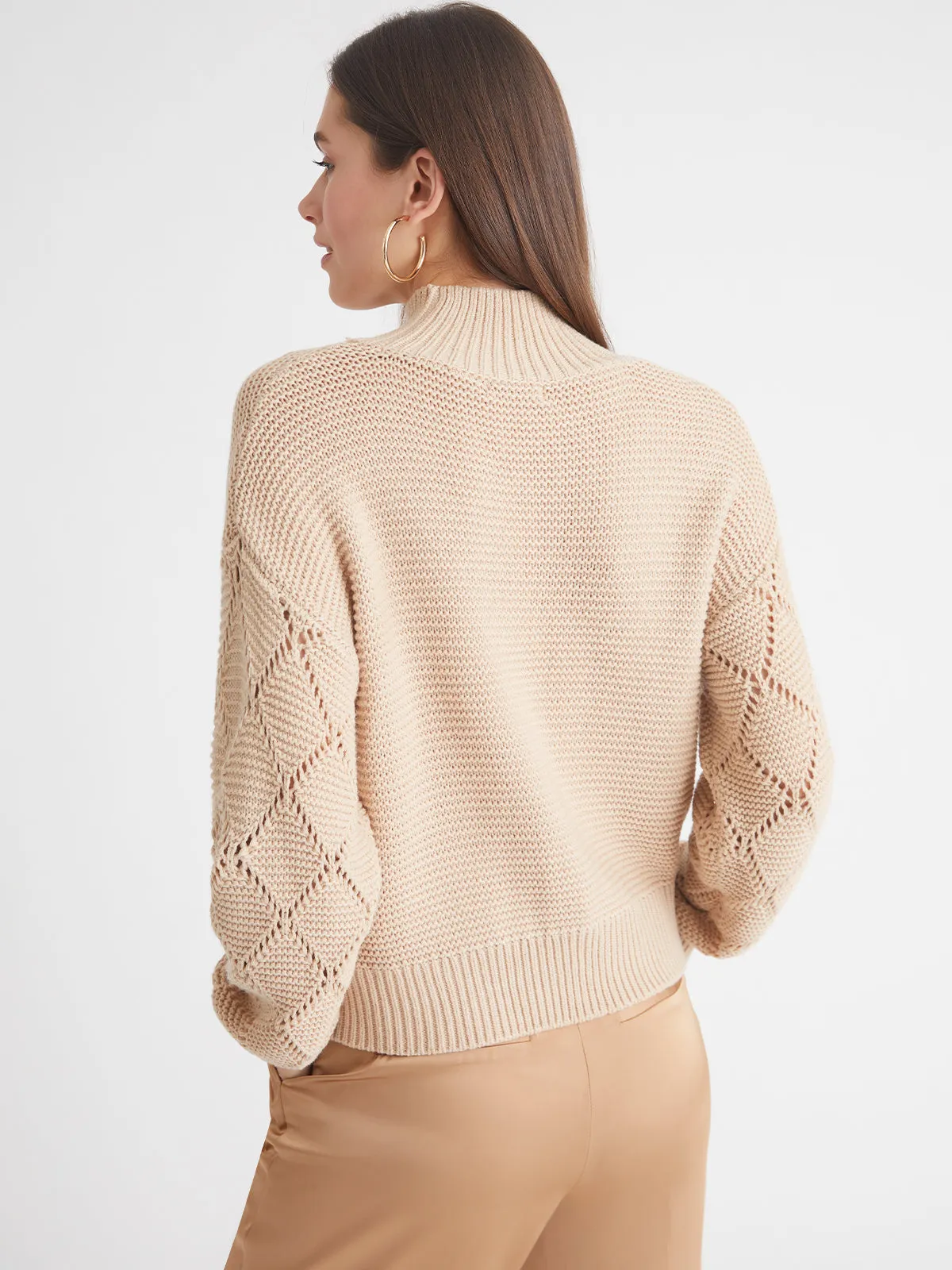 Talia: Diamond Stitch Pullover sold by 525 America product image thumbnail 2