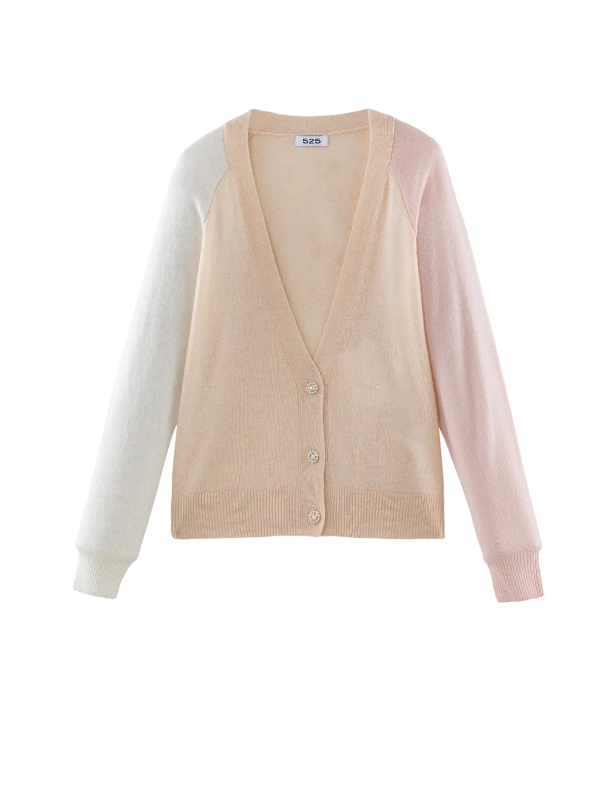 Cashmere Contrast Cardigan sold by 525 America