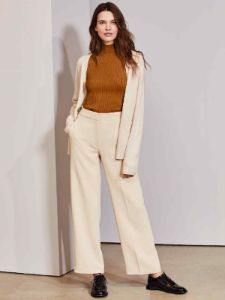 The Zoe: Ribbed Knit Mock Neck Sleeveless Top sold by 525 America