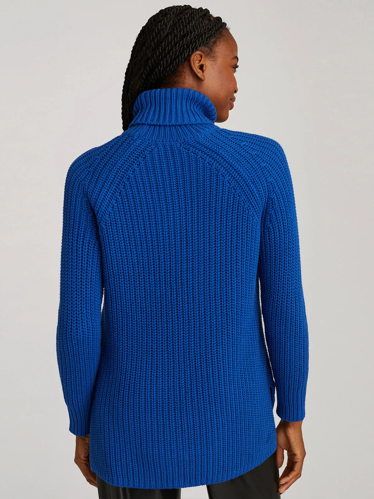 Stella: Cotton Shaker Turtleneck Tunic sold by 525 America product image thumbnail 3