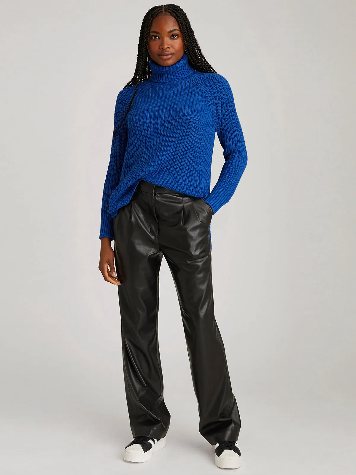Stella: Cotton Shaker Turtleneck Tunic sold by 525 America product image thumbnail 5