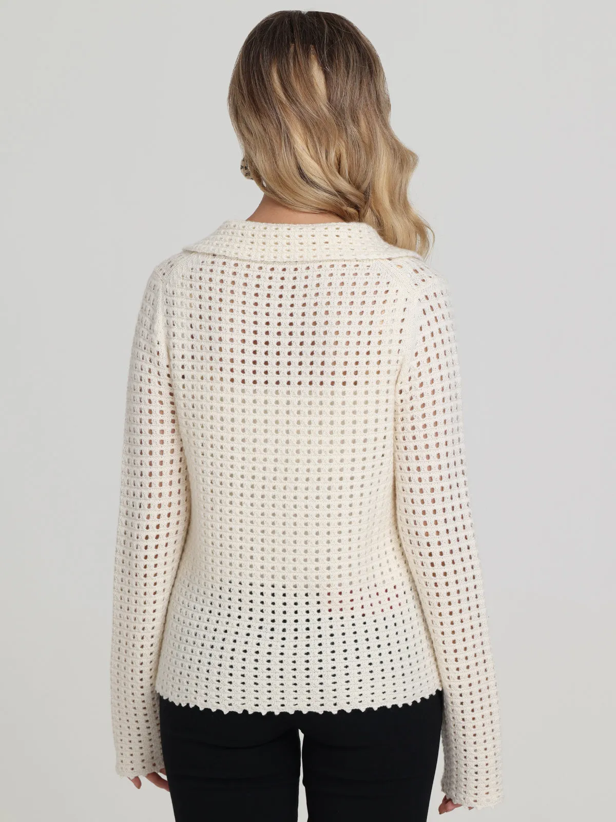 Maria: Texture Baja Pullover sold by 525 America product image thumbnail 2
