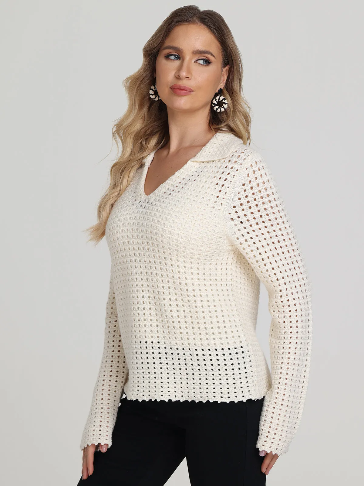 Maria: Texture Baja Pullover sold by 525 America product image thumbnail 3