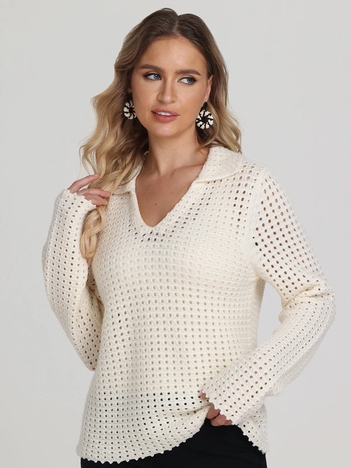 Maria: Texture Baja Pullover sold by 525 America