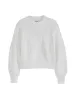 The Mia: Cotton Transfer Stitch Cropped Sweater sold by 525 America
