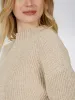 The Mia: Cotton Transfer Stitch Cropped Sweater sold by 525 America