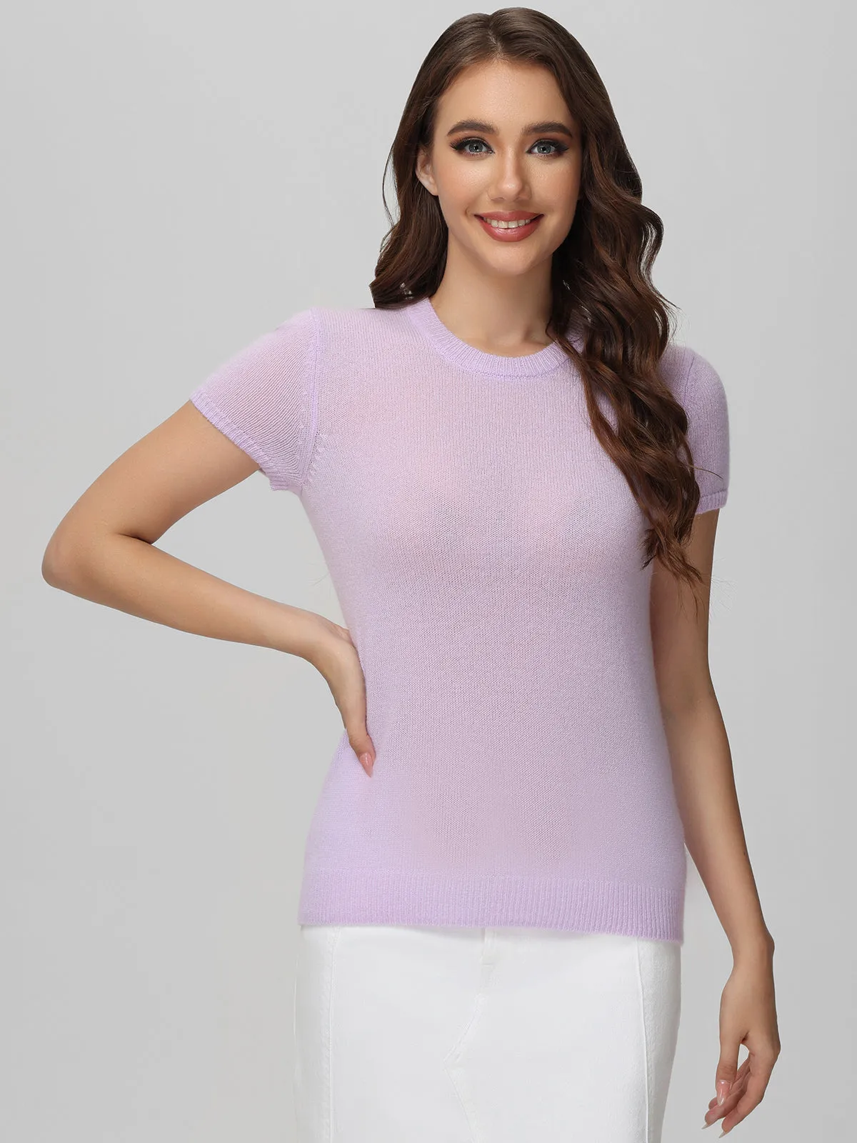 Cashmere Short Sleeve Pullover sold by 525 America