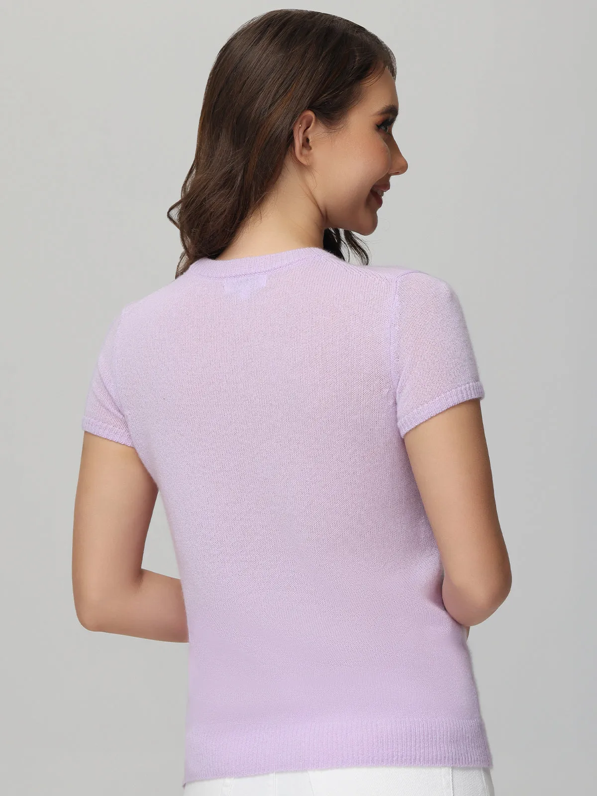 Cashmere Short Sleeve Pullover sold by 525 America product image thumbnail 3