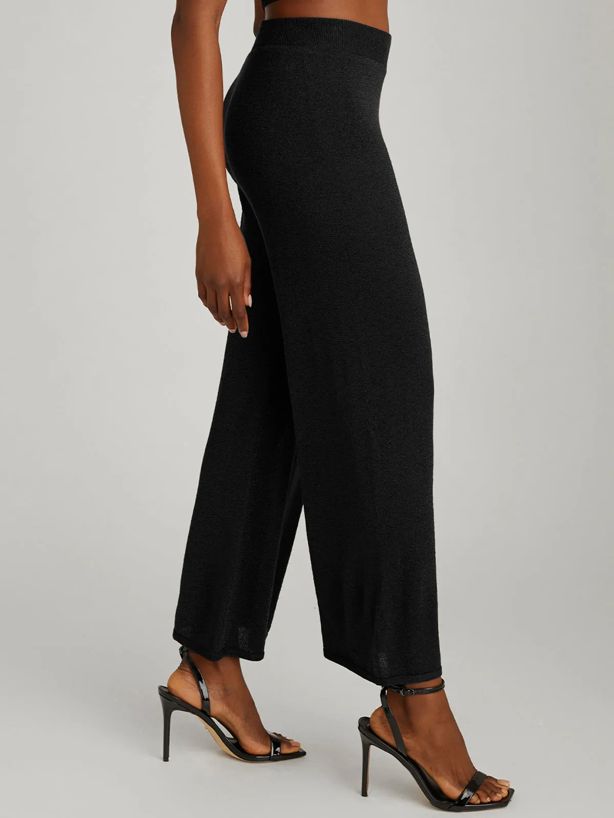 Clover: Metallic Wide Leg Pants sold by 525 America product image thumbnail 4