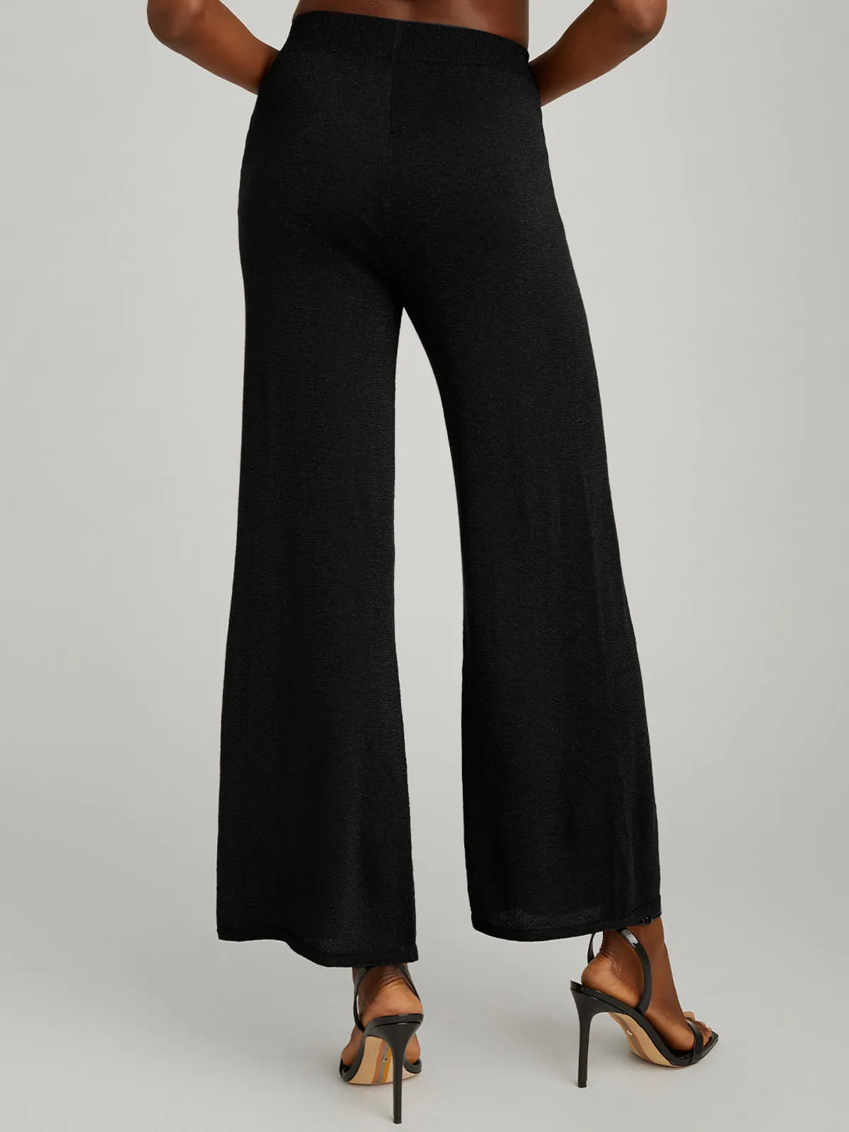 Clover: Metallic Wide Leg Pants sold by 525 America product image thumbnail 3