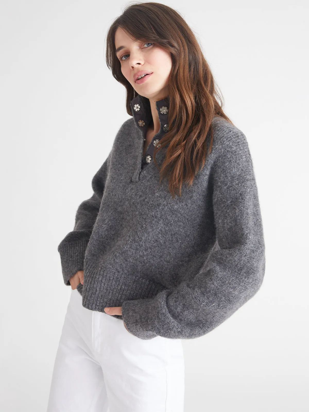 Taylor: Snap Front Pullover sold by 525 America product image thumbnail 2