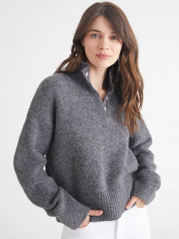 Taylor: Snap Front Pullover sold by 525 America