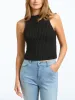 100% Cotton Rib Tie Back Tank sold by 525 America
