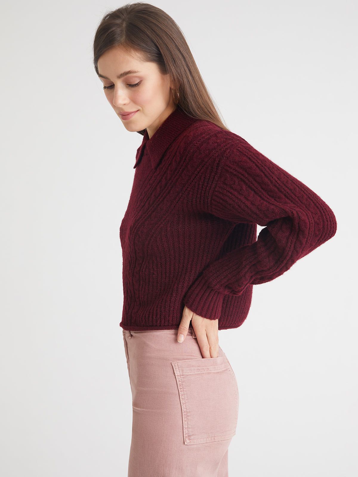 Alicia: Polo Sweater sold by 525 America product image thumbnail 2